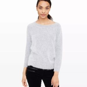 Club Monaco Adriana Angora Sweater XS Gray